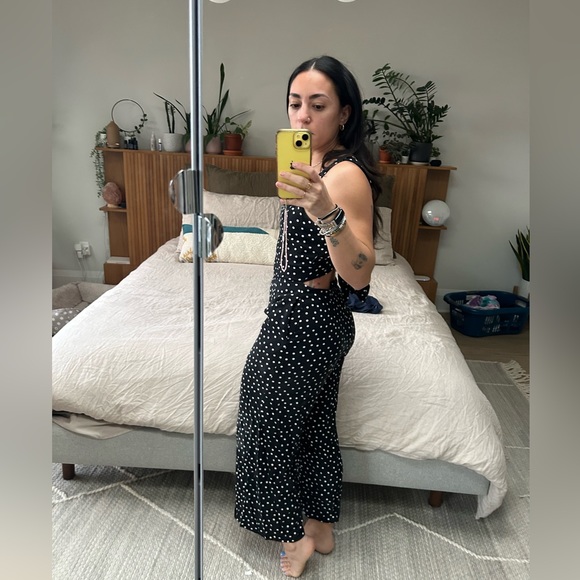 Polkadot jumper with tie in the back - Picture 2 of 5